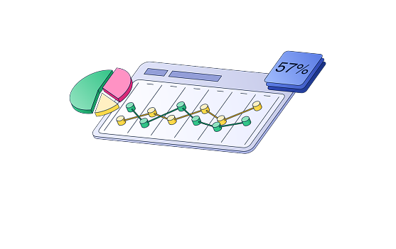 Illustration explaining performance marketing concept image